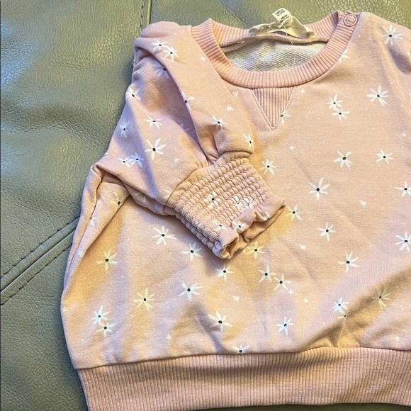 Jessica Simpson Pink Flower Pattern Baby Outfit 3-6 mos - Picture 5 of 6